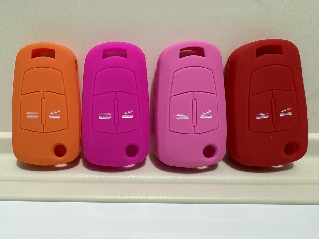 Car Key Protect Shell New Silicone 2 Button Flip Remote Case Fob Cover For Vauxhall For Opel Astra Vectra Auto Accessories Parts