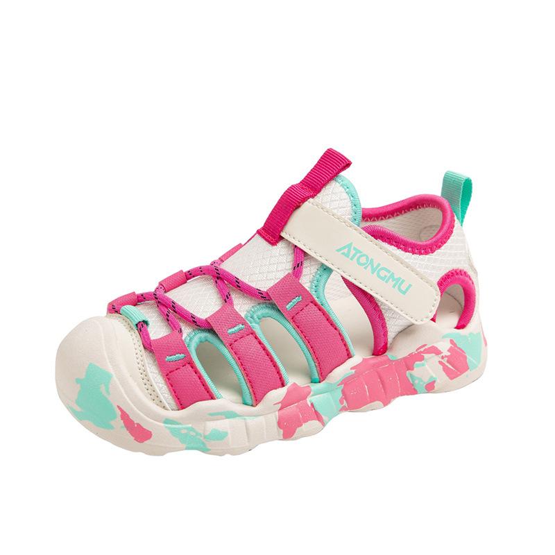 

Новые летние пляжные туфли для девочек, обувь для походов на открытом воздухе, спортивные сандалии для мальчиков и девочек 26