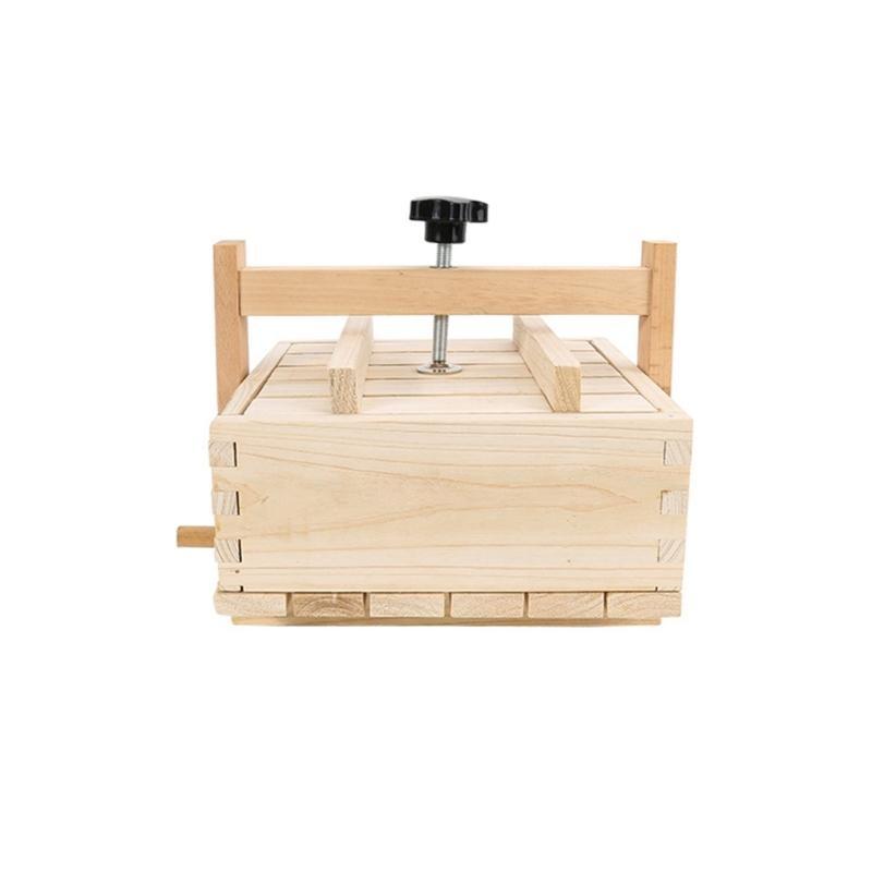 

652F Multifunction Manual Tofu Cheese Maker Press Natural Wooden Durable Easy to Assemble for Home Tofu DIY Home-made Tools