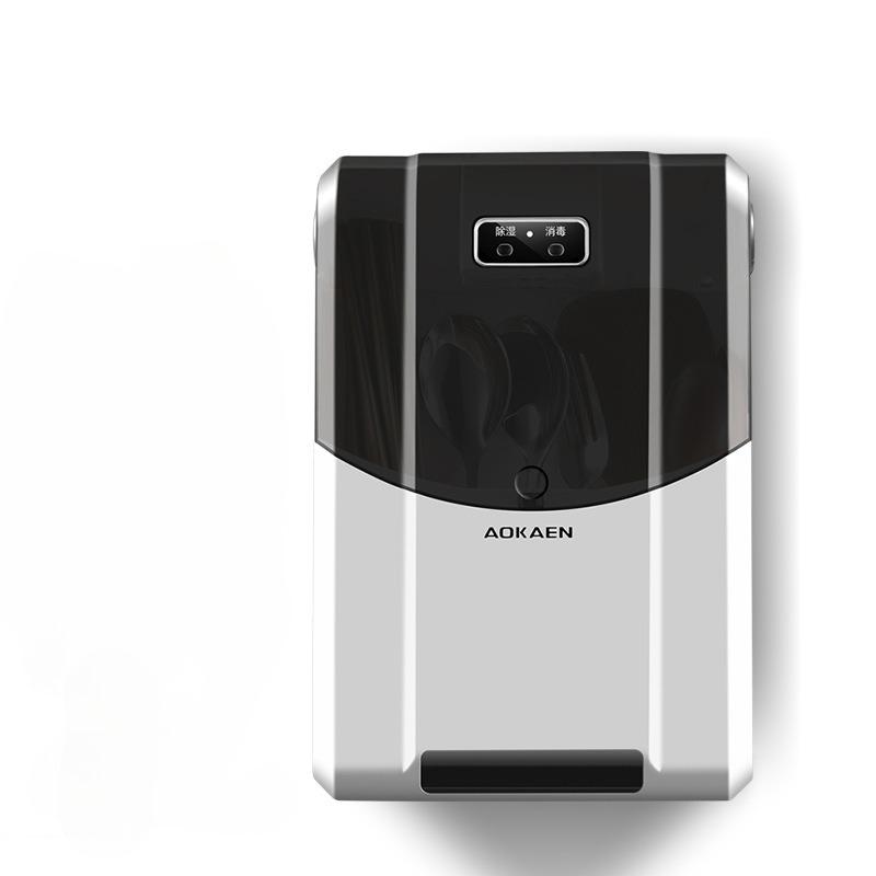 

Disinfecting Dish Drainer Holder Wall-mounted Compartment Chopsticks Basket Spoon Fork Tableware Storage Box Kitchen Accessories чёрный