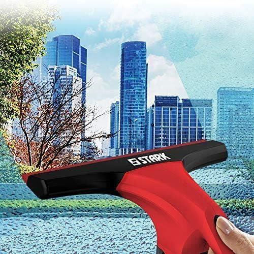 Window Cleaner - STARK - Rechargeable Battery Vacuum Cleaner - 35 Min Battery Life - Red