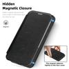 For Samsung Galaxy S24 Magnetic Case RFID Blocking Card Holder Leather Phone Cover