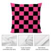 Checkered Square Cushion Cover Soft Plush Fabric DoubleSided Printed Cushion Covers for All Seasons Modern HomeDecor Gift