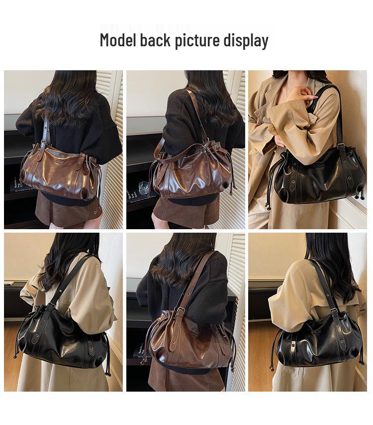 2025 Autumn Women's Versatile Single Shoulder Crossbody Tote