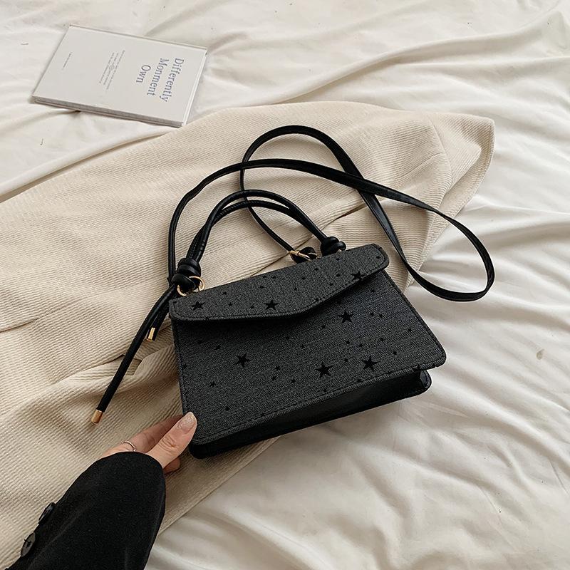 Polka dot bag women's 2025 new ins trendy fashion small square bag high value shoulder bag