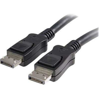 Certifierad DisplayPort 1.2-kabel, 2 m - 4K x 2K - 2 m 4K DP 1.2-sladd med låsning - M/M - DISPL2M