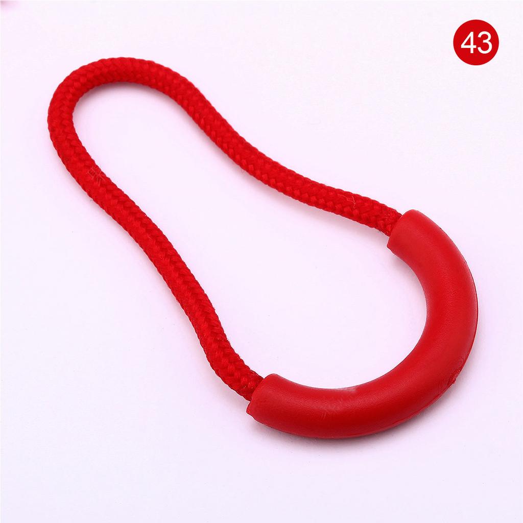 5Pcs PVC Zipper Pull Cord Zipper Kopf Pull Puller Clip Ersatz Enden Schloss Kleidung Rucksack Gepäck Zubehör
