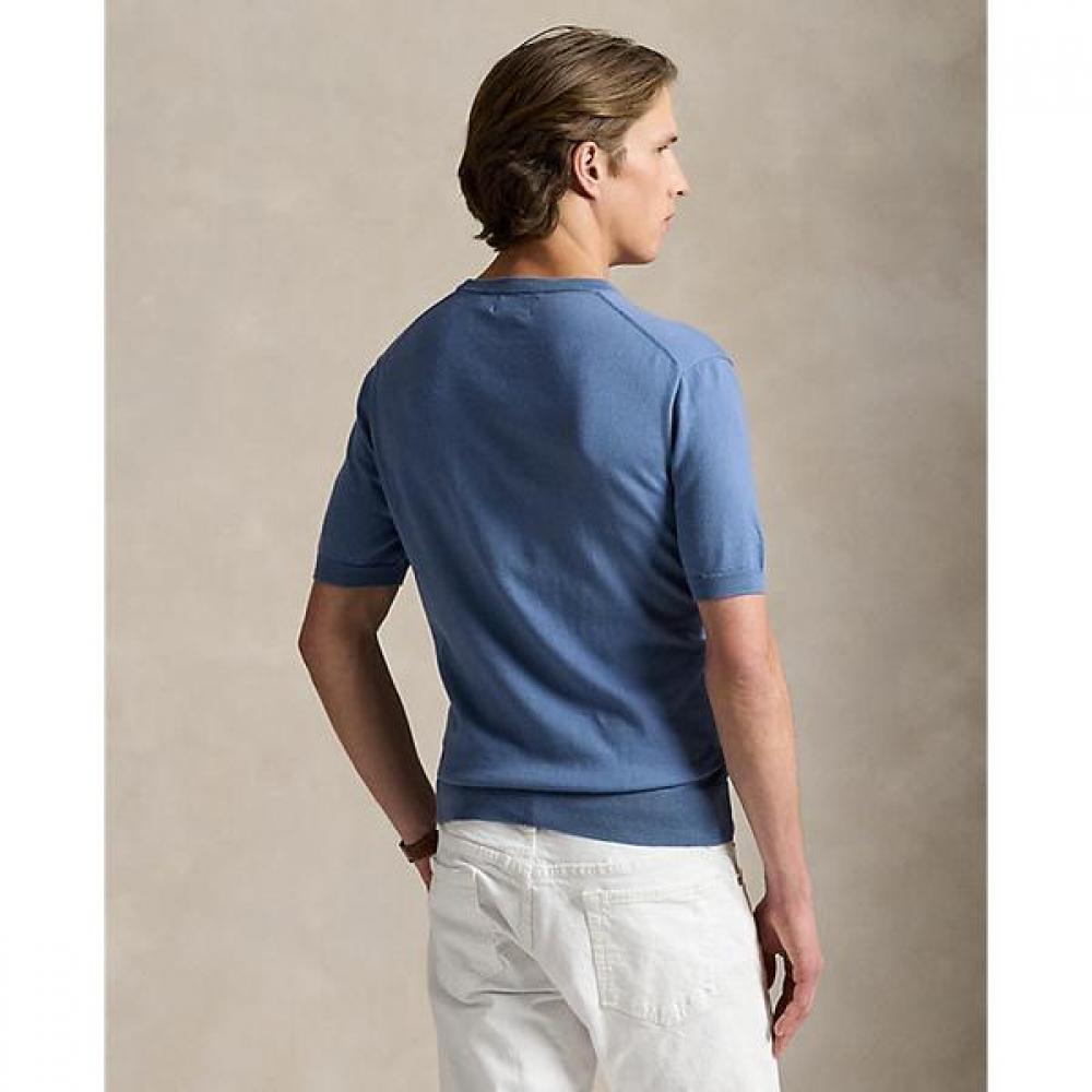 Polo Ralph Lauren Men Cotton Crewneck Short Sleeve Sweater  Mnposwe1n820082400 