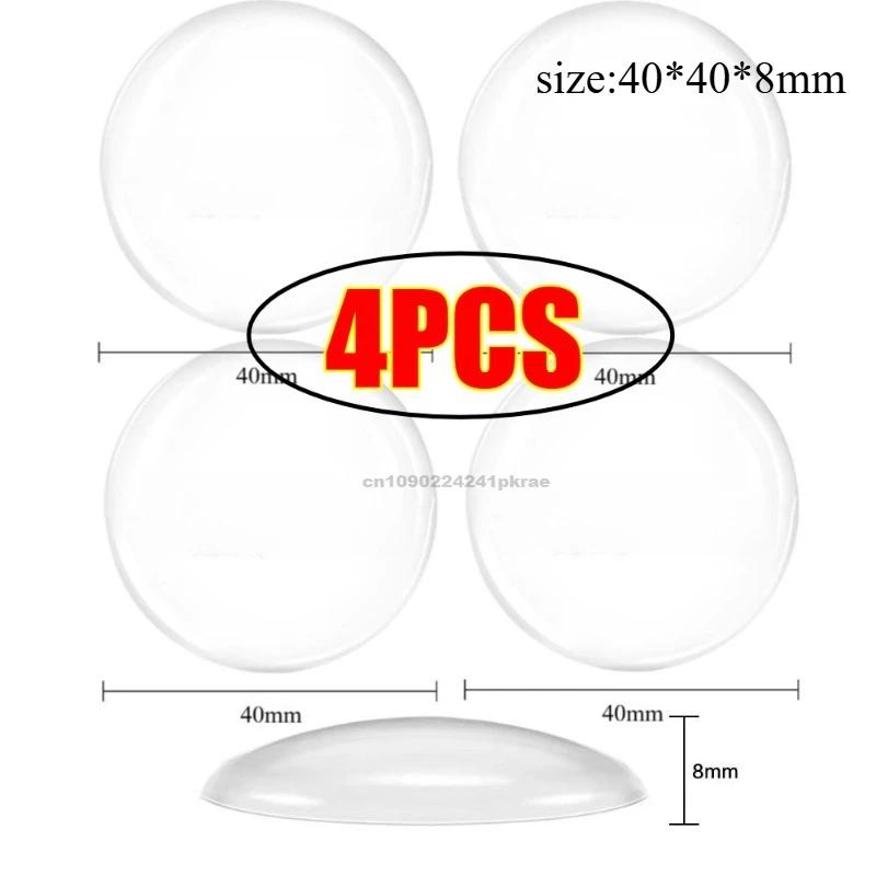 Self-Adhesive Door Stopper Handle Bumpers Silicone Mute Anti-Shock Protection Porte Pad Home Decoration Wall Protection