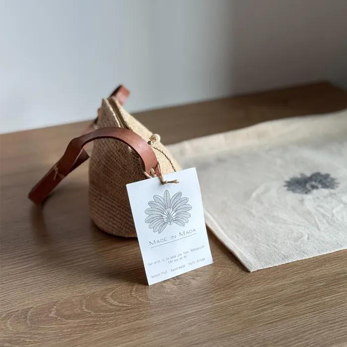 [Made in Mada] Raffia Bag Handmade Crochet MADE IN MADA RIANA BAG (NATURAL)
