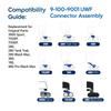 Sturdy Plastic Wall Fitting Connectors Assembly for Pool Cleaners Accessory with Models 280 380 3900 Easy Installion