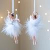 Plush Toys Ballet Girl Hanging Decorations Embellishment Xmas Tree Ornaments  Festival Decoration