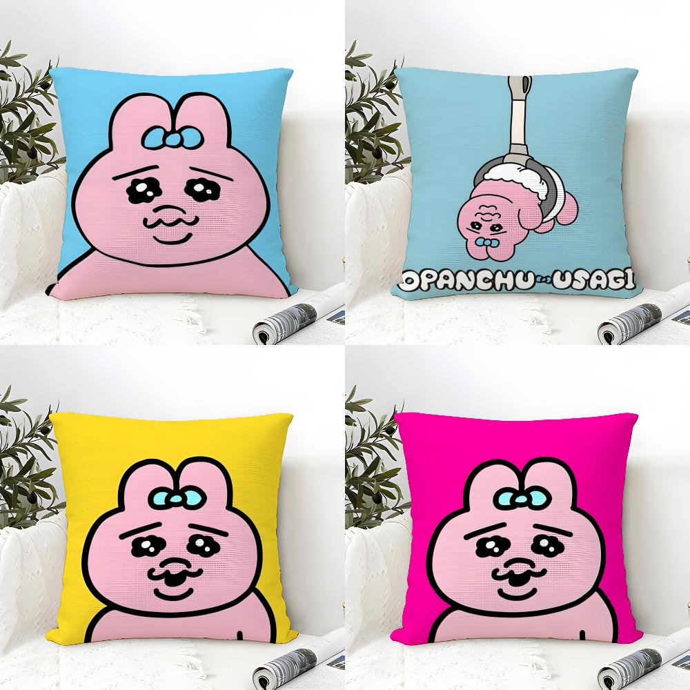 Funny O-Opanchus U-Usagi Pillow Case Home Living Room Decoration Linen Pillow Cases Cushion Cover