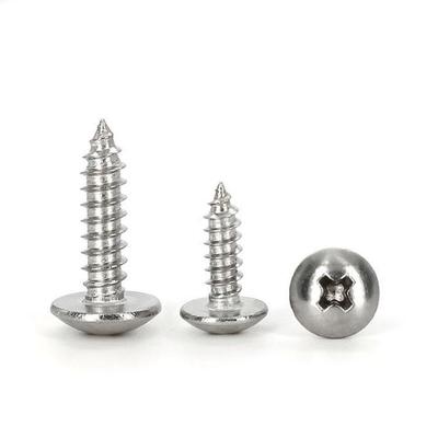 Stainless Steel JISB1122T Large Flat Pan Head Phillips Self-Tapping Screws (ST2.9/3.5/3.9)