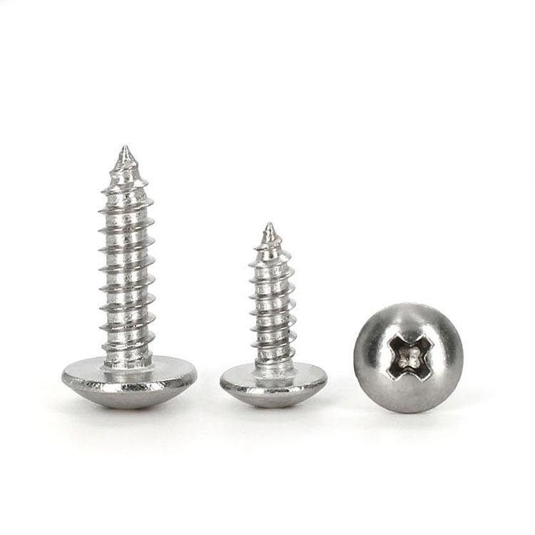Stainless Steel JISB1122T Large Flat Pan Head Phillips Self-Tapping Screws (ST2.9/3.5/3.9)