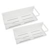 2PCS Magnetic Spice Rack for Refrigerator Carbon Steel Space Saving Spice   Magnetic Shelf for Kitchen Jars Seasoning Bottles
