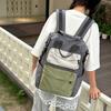 College Style Student Schoolbag Women's Color Block Backpack Computer Backpack