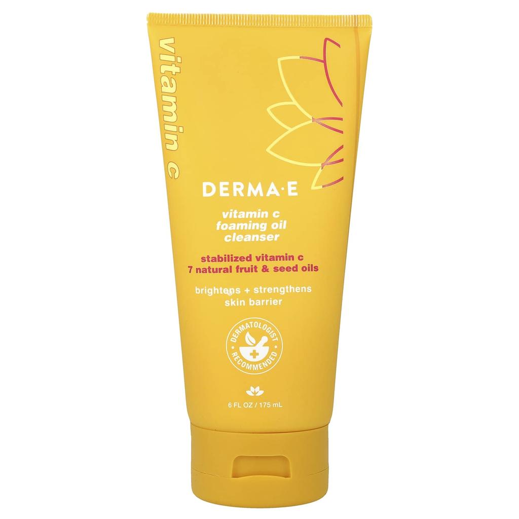 DERMA E, Vitamin C Foaming Oil Cleanser, 175ml (6 fl oz)