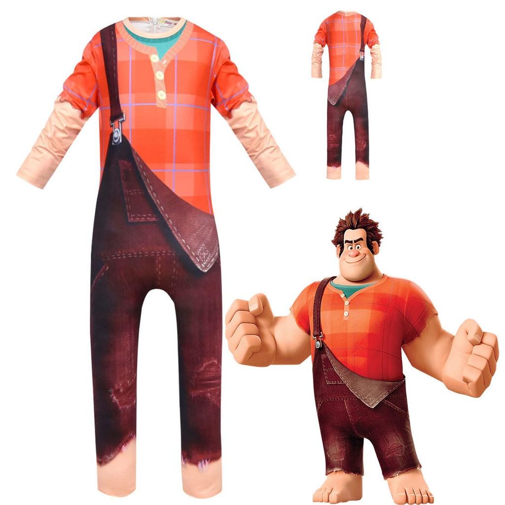 Soft Material Kids Wreck-it Ralph 2 Cosplay Costume Perfect For Parties And Events