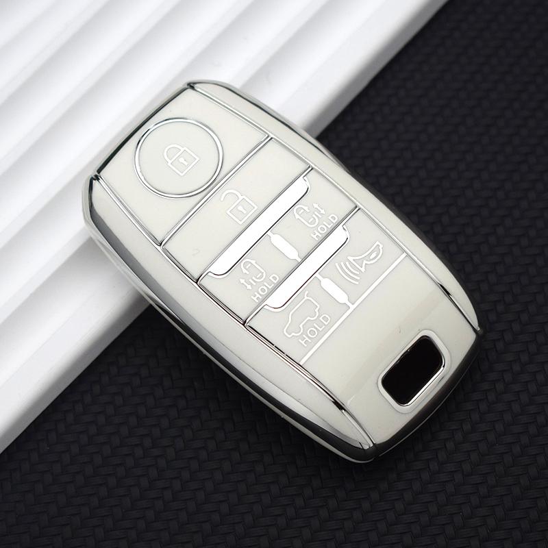 Soft Tpu 5/6 Buttons Shell Fob Holder Car Key Case Cover For Kia Sorento Sedona  Grand Carnival  Accessories