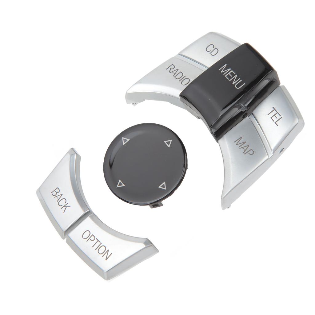 6 Stück Zentrale Multimedia-Tasten Exquisite Oberfläche Glatte Berührungskontrolle Drehknopf Tastenabdeckung Passend für 1 3 5 6 Serie