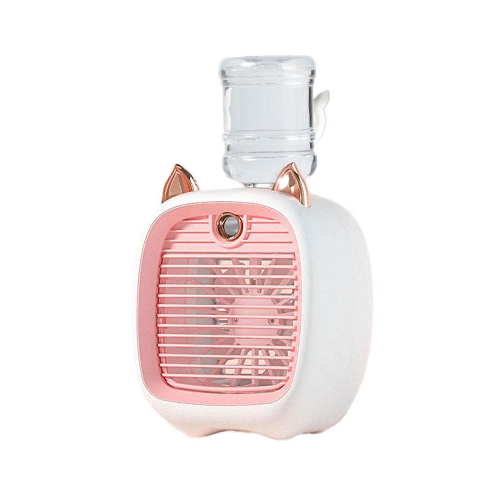 2-in-1 3 Modes USB Charging Mini Fan Traveling Rechargeable Desktop Cooling Fans Portable Cooler Outdoor Equipment