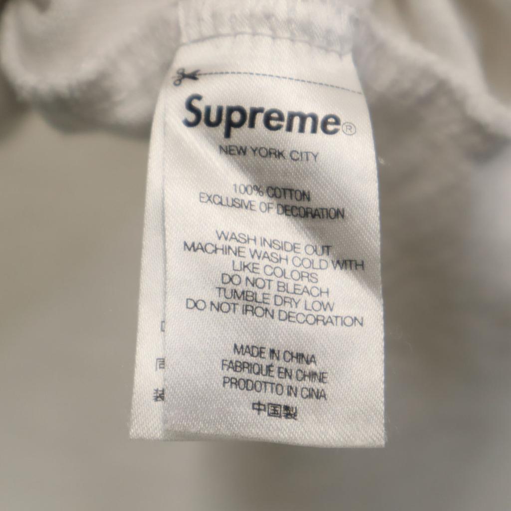 Supreme 22FW No Love Short sleeve T-shirt L white Men's Used