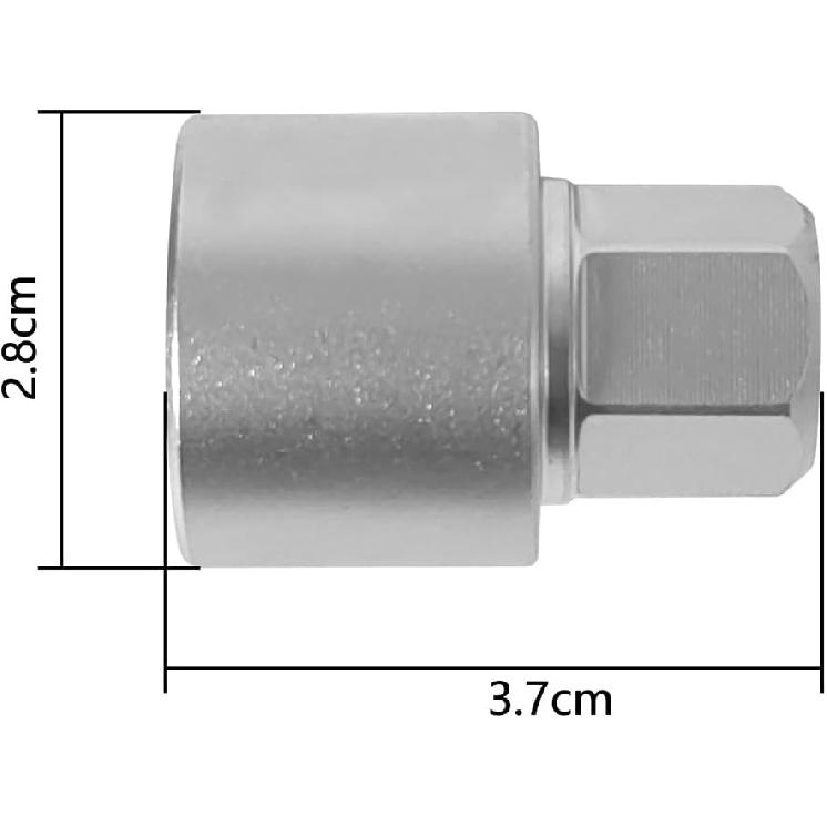 HXBER Car Screw Socket Wrench, Replacement for Security Master Locking Wheel Nut Key 306 Anti-Theft Screw Socket Wrench Tool
