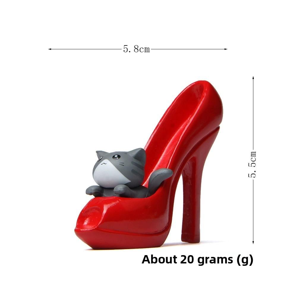 Home Sweet Chis High Heel Shoe Micro Landscape Decor For Gift Cartoon Collectors