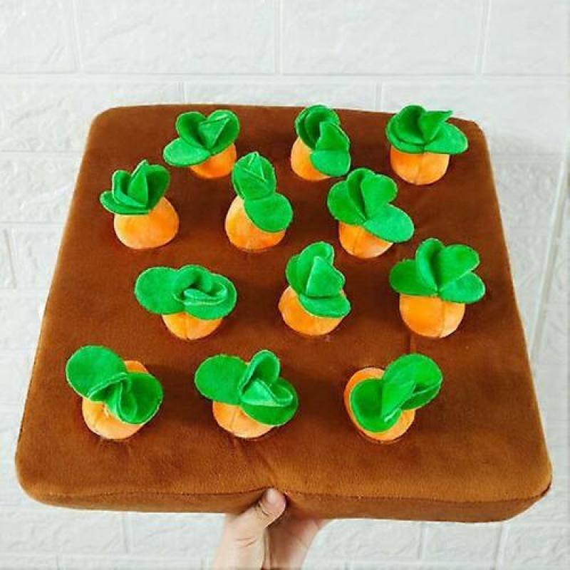 Pet Dog Chew Toy Pull Up Carrots Radish Vegetable Plush Child Educational Toys