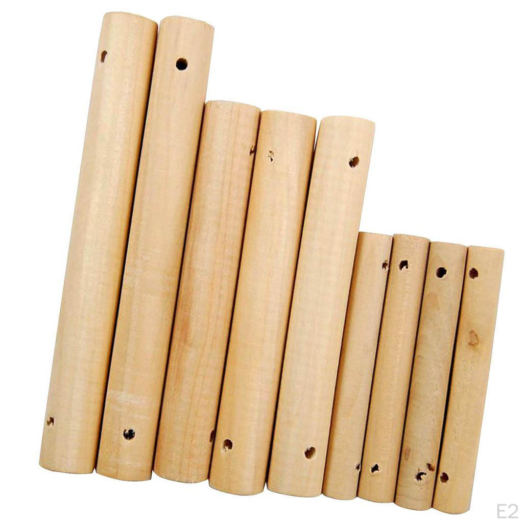 20 Round Wooden Dowel Trunk Pole For