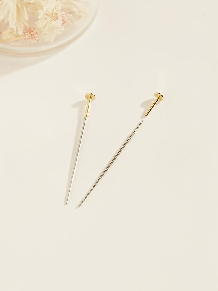 Minimal Piercing Steel Tapered Internal Labret Wearing Tool