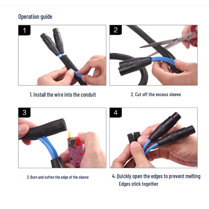 Self-Wrap Flame Retardant Cable Sleeve