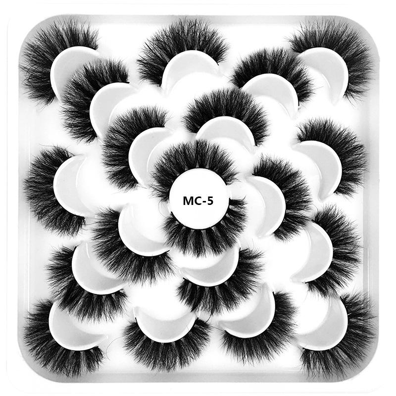 8D High Imitation Mink Hair, False Eyelashes 10 Pairs Of Natural And Docile Thick Eyelashes