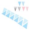 Pennant Wedding Room Children\'s Room Birthday Party Dress Up Supplies Wavy Pull Flag Pennant Bunting