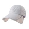 Adjustable Visor Sunscreen Baseball Hat Quick Dry Sports Cap Casual Retractable Sun Hat  Beach