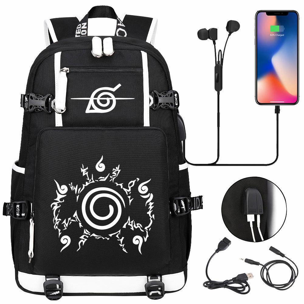 New Riman Peripheral Printing USB Teen Student Schoolbag Leisure Travel Backpack Large Capacity