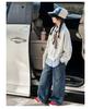 Girls' Faux Two-Piece Lapel Hoodie - Spring/Autumn 2026 New Style for Medium & Large Children