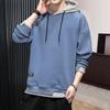 Herren Herbst Hoodie Locker Kapuzenpullover Kontrastfarben Hip Hop Lässig Warmhalten Kordelzug Koreanischer Stil Pullover Frühlings-Hoodie Herrenbekleidung