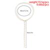 Vintage Round Bead Chain Beaded Necklace Simple Imitation Pearl Tassel Long Niche Necklace