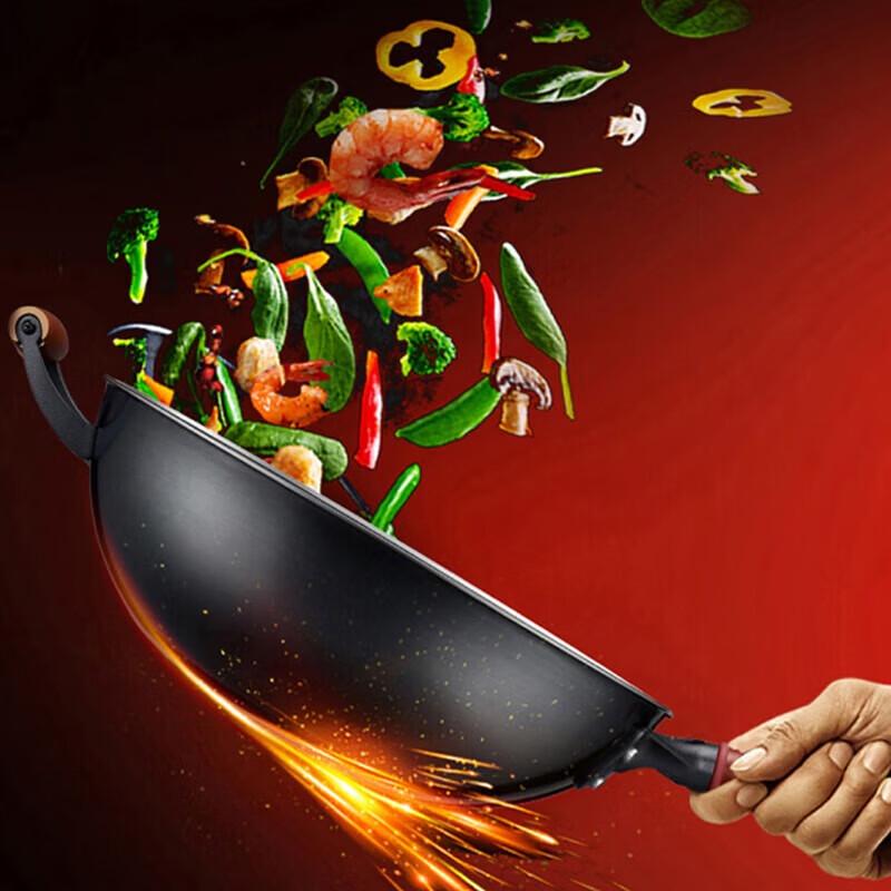 

ASD 32cm Lightweight 3-Ply 304 Stainless Steel Stir-fry Wok