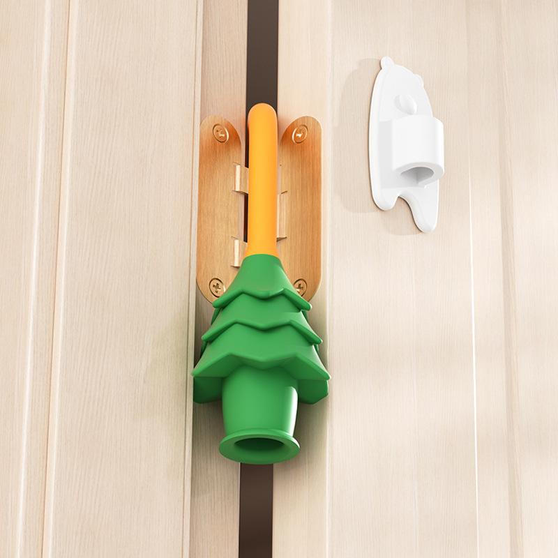 Cartoon Tree Door Stop Anti-Pinch Finger Guard Hanging Door Holder Baby Safety Protector Prevent Door Slam For Kids Household