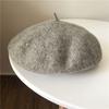 Autumn and Winter New Women's Beret Cashmere Fashion Bud Hat Trendy Versatile Casual Soft Girl Painter Hat
