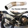 Modified Exhaust Tail Pipe for 2017-2023 CBR300/CBR250R Motorcycles