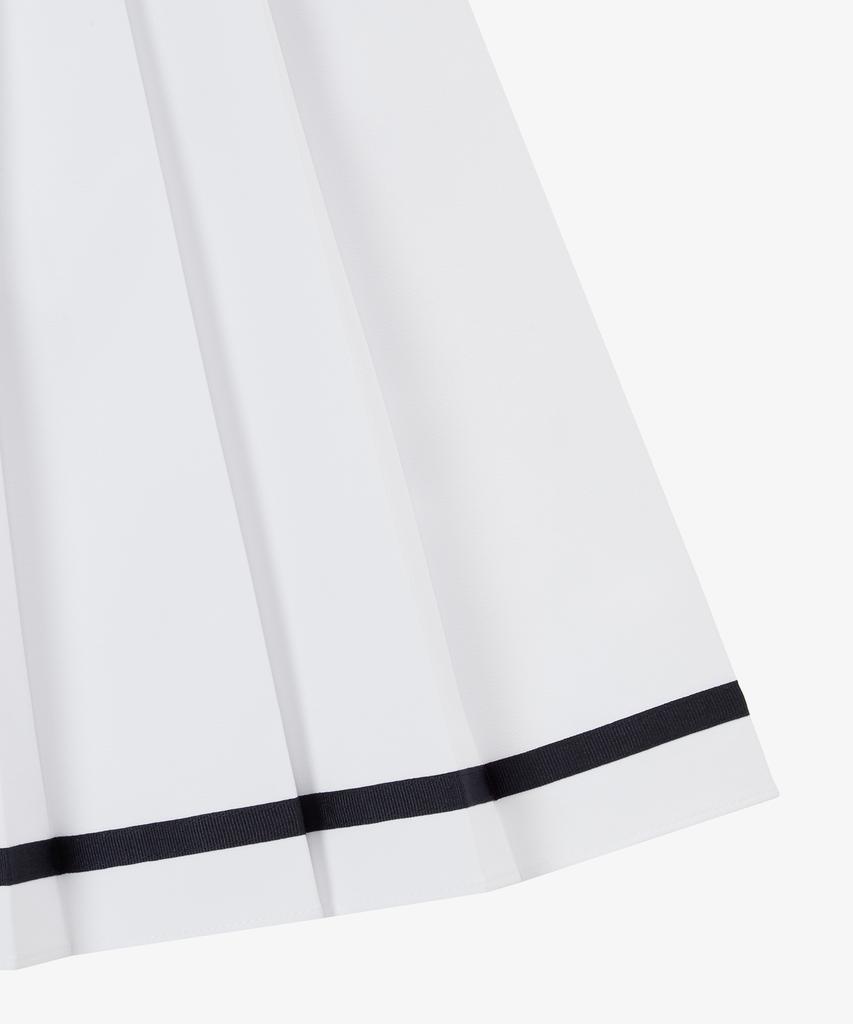 Lacoste Women'S Tennis Tape Tipping Skirt Jf231E-56Gr 001
