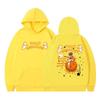 Unisex Hooded Sweatshirt With Astronaut Print Loose Fit Casual Sportswear Men Women Teens