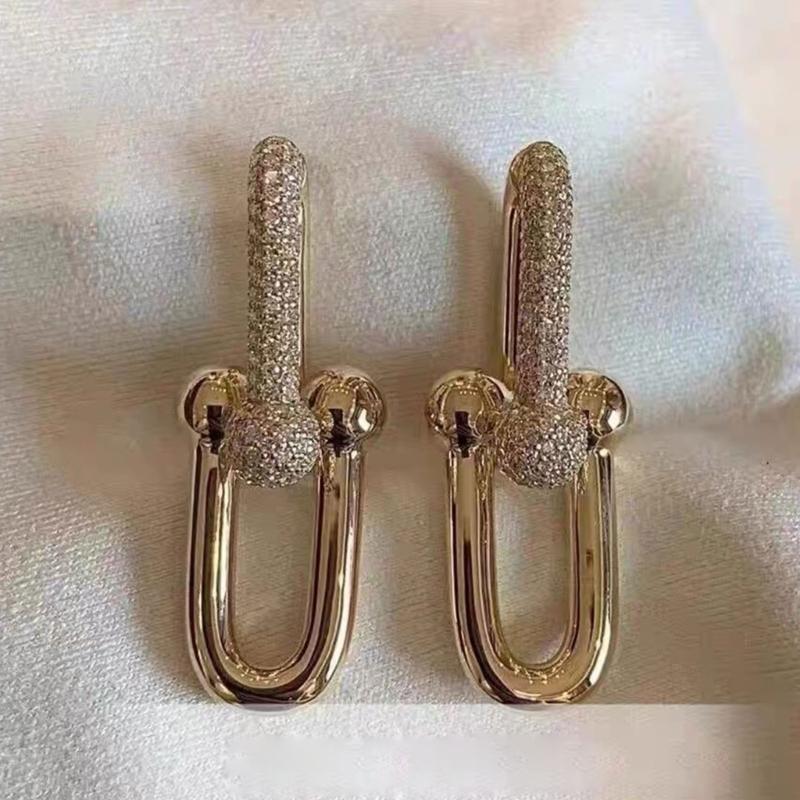 Elegant Horseshoe Earrings Jewelry  Versatile Horseshoe Shape Earrings Ear Accessory Enhances Your Fashion Statement