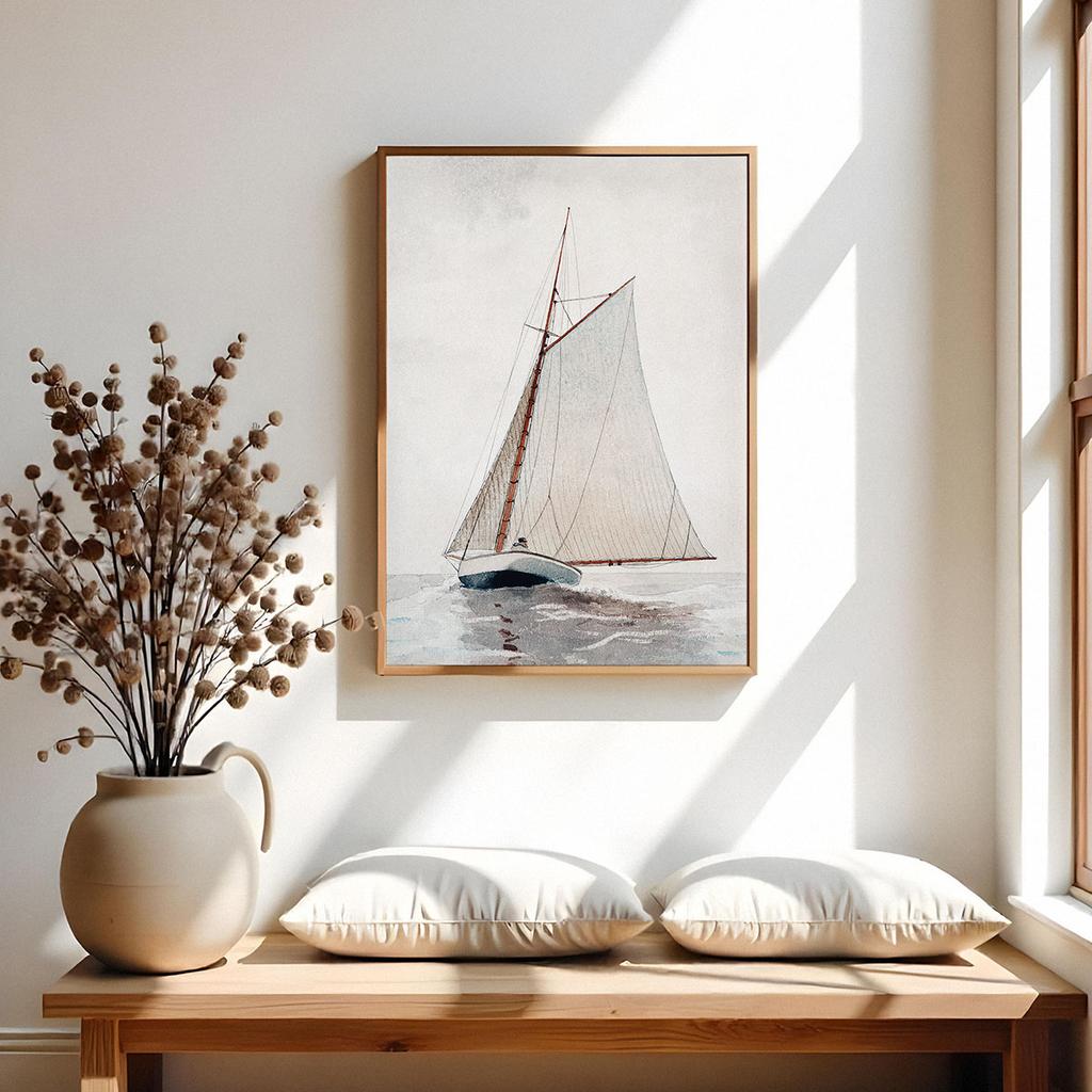 Poster Yacht Sailboat Boat