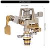 Sprinkler for Lawns Water Sprinkler for Lawns Hose Sprinkler Metal Pulsating Sprinklers Heavy Duty Adjustable