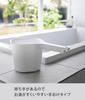 Yamazaki Tower Magnetic X D28 X Floating Wall 3607 Bucket, White, Approx. W16.5 H13cm, Storage,